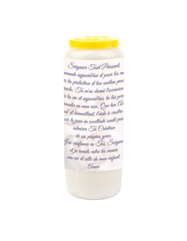 Velas de novena para futura mamá - modelo 2