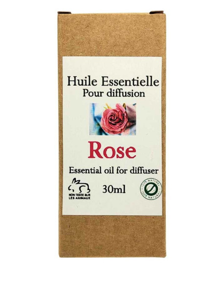 Huile essentielle à la rose pour diffusion