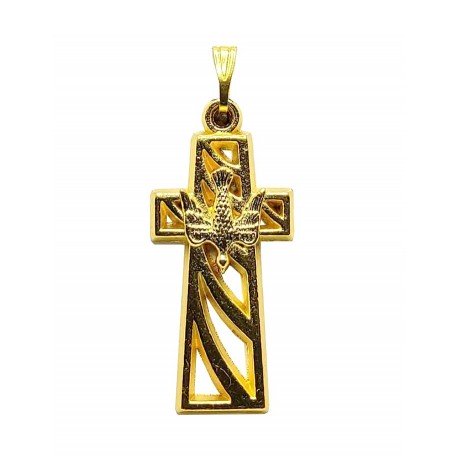 Cross Pendant with Dove of the Holy Spirit