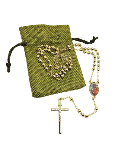 Rosenkranz Sacré Coeur de Marie - 14 k vergoldet - 60 cm