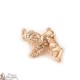 Engel rosé gouden hanger met kristal