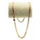 Water-resistant gold-plated laminated tricolor chain - 50 cm