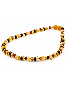 Baltische barnstenen babyketting 32 cm