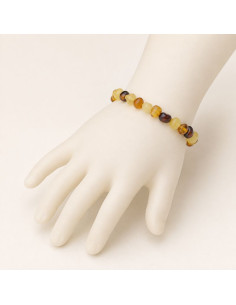 Armband aus echtem baltischem Bernstein – 15,7 cm