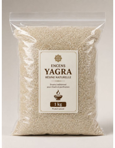 Encens Yagra Résine 1 kg – Prospérité & Abondance