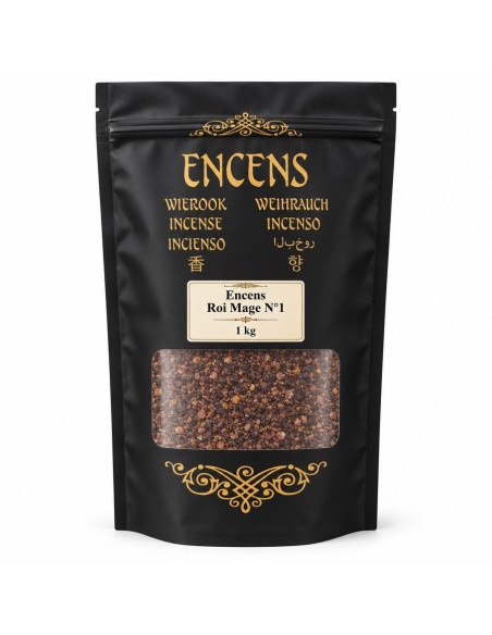 Drie Koningen Nr. 1 Premium wierookkorrels – Professionele zak van 1 kg