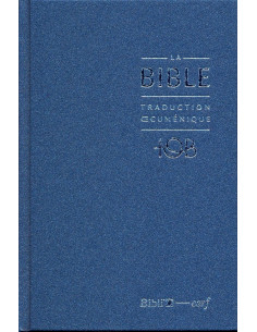 Bible TOB 2010 notes essentielles – Bleu nuit – Français