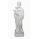 Saint Joseph robe blanche 120 cm