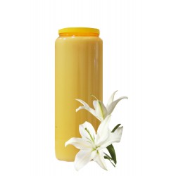 Candles Novena - Ochre - perfumed Lilies
