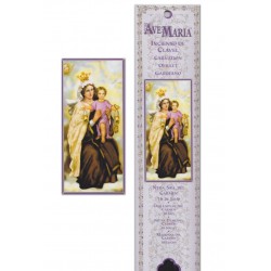 our lady of mount Carmel incense pouch - 15 pces 
