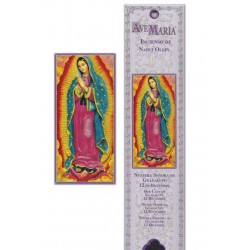 our lady of Guadelupe incense pouch - 15 pces 
