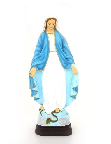 Vierge Miraculeuse bénitier à poser 22,50 cm