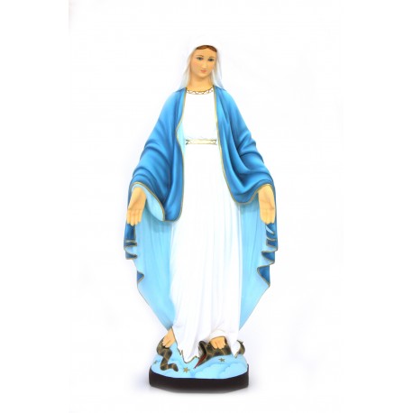 Vierge Miraculeuse en polyrésine 80 cm