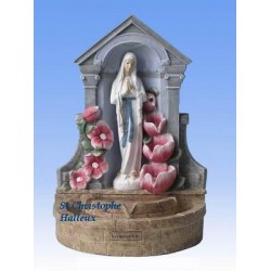 Vierge Miraculeuse bénitier à poser 22,50 cm