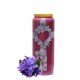BN mauve clair parfum violette croix coeur evide