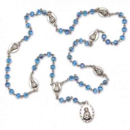 Chapelet des 7 douleurs bleue