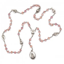 Chapelet des 7 douleurs rose