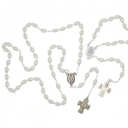Chapelet de la Vierge Miraculeuse avec croix des Saints protecteurs