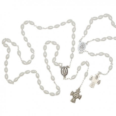 Chapelet de la Vierge Miraculeuse avec croix des Saints protecteurs