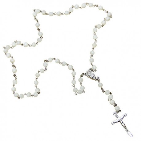 Chapelet banc en nacre 