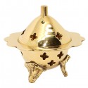 Censer carved copper flowers