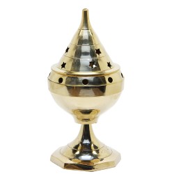 Wierookvat voet koper - 13 cm