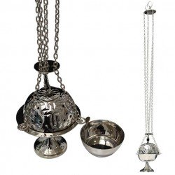 Censer carved with crosses and chains