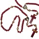 Chapelet Christ Miséricordieux en bois
