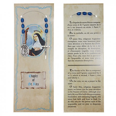 Chapelet de Ste Rita (pochette prière)