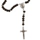 Chapelet brun collier