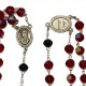 Chapelet rouge multicolore