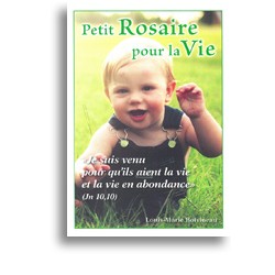 Petit Rosaire pour la Vie  lot de 10 pièces