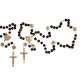 Chapelet Saint Benoît - brun - doré - fer