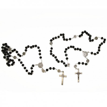 Chapelet Saint Benoît - noir