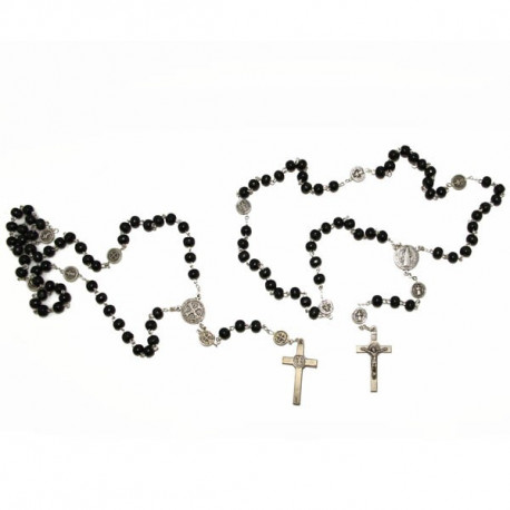 Chapelet Saint Benoît - noir