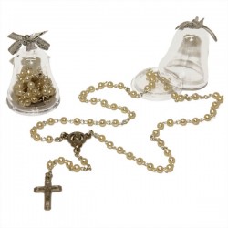Chapelet blanc boite cadeau 