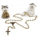 Rosary in white box