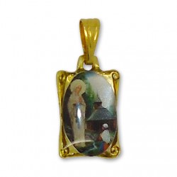 Médaille avec Ange rectangulaire 