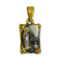 Médaille avec Ange rectangulaire 