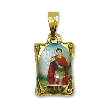 Médaille St Expedit rectangulaire 