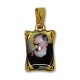 Médaille de Padre Pio rectangulaire 