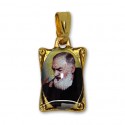 Padre Pio Rectangular Medal