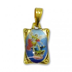 Médaille avec Ange rectangulaire 