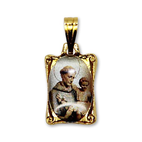 Médaille Saint Antoine rectangulaire 