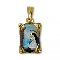 Médaille de Sainte Rita rectangulaire 