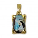 Médaille de Sainte Rita rectangulaire 