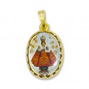 Médaille du Petit Jésus de Prague ovale