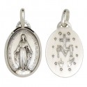 Médaille de la Vierge Miraculeuse 19 mm - Argent 925