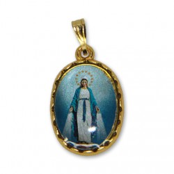 Médaille de la Vierge Miraculeuse ovale