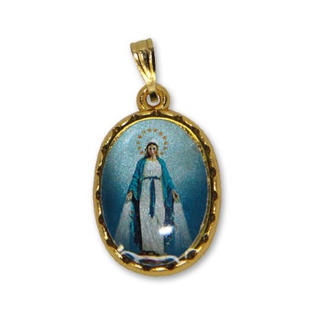 Médaille de la Vierge Miraculeuse ovale